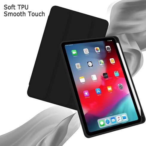 Case for iPad Mini 6 (8.3-inch, 2021), Protective Slim Case with Pencil Holder & Auto Wake/Sleep, Trifold Smart Stand Cover for New Apple iPad Mini 6th Generation - Dark Blue in Saudi Arabia