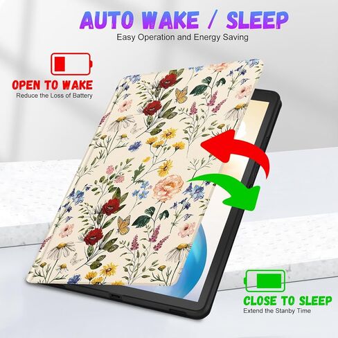 for Samsung Galaxy Tab S6 Case 10.5 Inch 2019 for Women Girls Folio Cover Cute Fashion Design Girly Kawaii Quotes Pretty Unique Teens Aesthetic Tablet Cases for Samsung Tab S6 Case 10.5'' in Kuwait