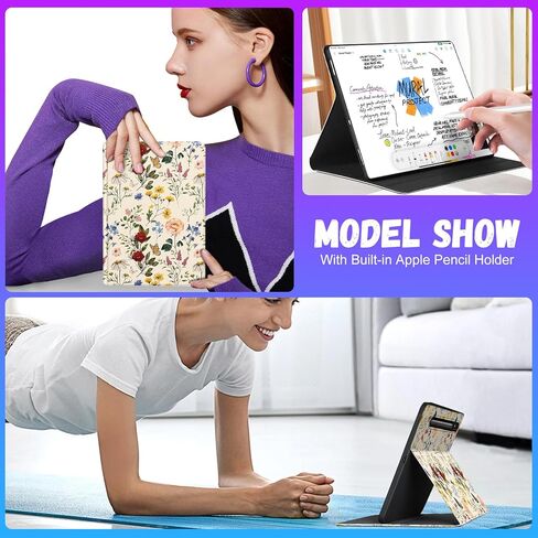 for Samsung Galaxy Tab S6 Case 10.5 Inch 2019 for Women Girls Folio Cover Cute Fashion Design Girly Kawaii Quotes Pretty Unique Teens Aesthetic Tablet Cases for Samsung Tab S6 Case 10.5'' in Kuwait
