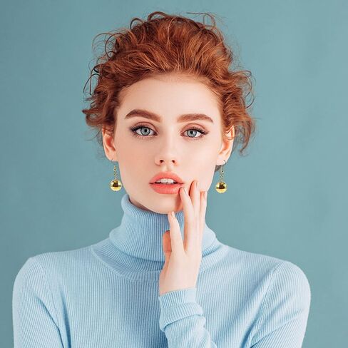 Disco Ball Earrings for Women Disco Earrings for Women Silver Mirrorball Earrings 70s Earrings Easy Match Disco Outfits Women Disco Accessories 70's Halloween Earrings for Women's Costume Accessories in Saudi Arabia
