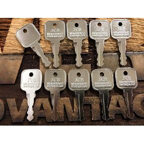 Ignition Keys JCB Bomag Dynapac Terex Vibromax NH Ford Moxy Volvo 701/4550 (5)