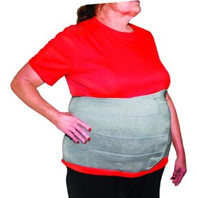 4XL Plus Size Bariatric Abdominal Binder | Hernia Support | Post Surgery Tummy & Waist Compression Wrap | Obesity Girdle Belt for Big Men & Women (4XL)