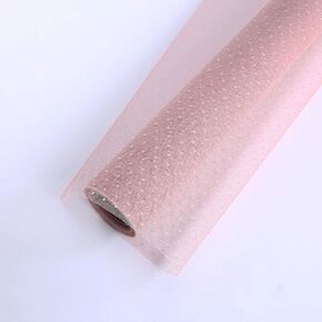 Korean Flower Wrapping Mesh Paper DIY Dot Floral Bouquet Gift Packaging Materials Craft Net Paper Florist Supplies Holiday Wedding Birthday Decoration 50cm X 4.5m /Roll … (color 7)