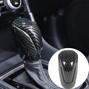 Gear Shift Knob Head Cover Compatible with Subaru WRX 2022 2023 2024 Gear Shifting Knob Protection Trim Moulding Decoration Sticker Accessories (Carbon Fiber)
