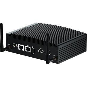 Mini Computer Windows 11 Pro, Mini Desktop PC Core i5-8265U, DDR4 8GB RAM, 128GB SSD, Micro PC, Dual LAN, BT4.2, Industrial Mini PC with 2 RS232 COM, Dual HD, USB3.0, Small PC