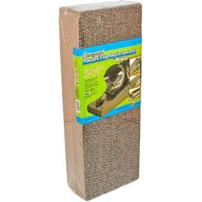 Ware Manufacturing 4 Pack of Corrugated Reversible Regular Scratcher Pads, Natural