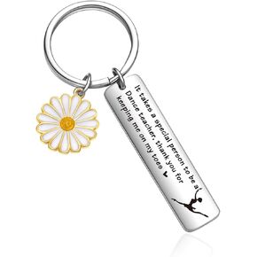 Dance Instructor Keychain Dance Teacher Going Away Gifts Dancer Keychain Dancing Keychain