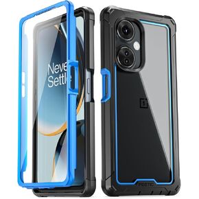 Poetic Guardian Case for OnePlus Nord N30 5G, [20FT Mil-Grade Drop Tested], Full Body Hybrid Shockproof Bumper Cover with Built-in Screen Protector, Black/Clear in Saudi Arabia