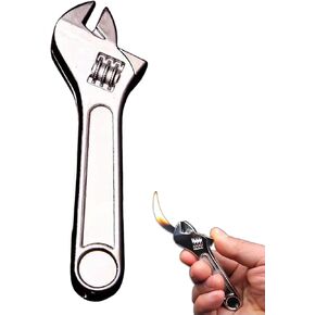 Creative Tools Novelty Butane Lighters Refillable Cool Soft Flame Lighter Unique Lighter for Men Candle Birthday Gifts BBQ (No Butane Fuel) (#07)