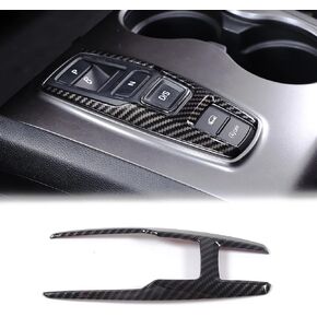 Gear Shift Button Frame Trim for Honda Pilot 2016-2022/ Ridgeline 2020-2023/ Passport 2019-2023, ABS Material Car Gear Shifter Button Panel Cover Decoration Accessories (Carbon Fiber Pattern)