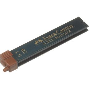 FABER CASTELL 721409 0.5 mm 2B Mechanical Pencil Lead (Pack of 12)
