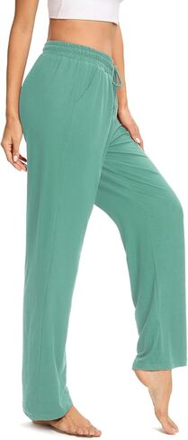 ARRIVE GUIDE Womens Yoga Sweatpants Comfy Lounge Pants with Pockets Wide Leg Loose Workout Joggers Casual Pajama Pants in Saudi Arabia