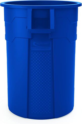 Suncast Commercial Products 44 Gallon Utility Trash Can, Yellow in Saudi Arabia