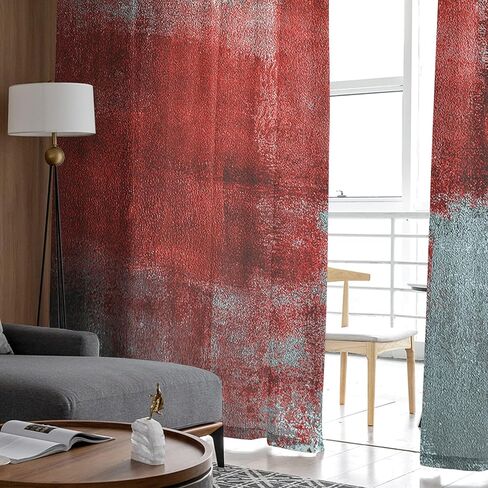 Fall Gnomes Sheer Curtains 84 Inch Length 2 Panels Set, Thanksgiving Maple Leaves Semi Sheer Curtain for Living Room, Rustic Blue Orange Pumpkins Voile Window Curtains Sheer Drapes for Bedroom in Kuwait