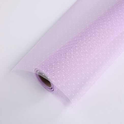 Korean Flower Wrapping Mesh Paper DIY Dot Floral Bouquet Gift Packaging Materials Craft Net Paper Florist Supplies Holiday Wedding Birthday Decoration 50cm X 4.5m /Roll … (color 7) in Saudi Arabia