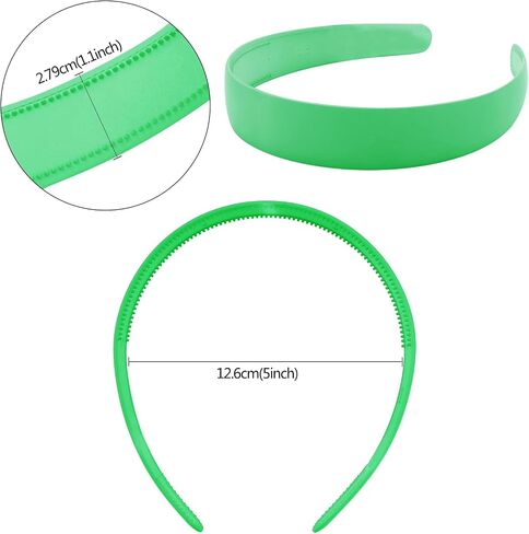 VELSCRUN 7 Pcs Different Headbands for Women Amber Brown Hair Bands for Women's Wavy Curly Hair Non Slip Plastic Head Bands with Teeth Comb Headband Face Wash Hair Accessories Gifts for Women Gilrs in Saudi Arabia