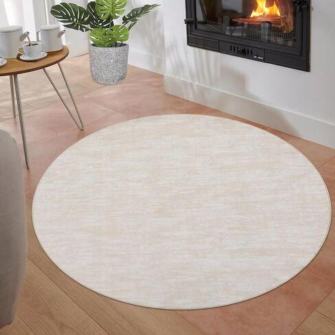 GAOMON Small Contemporary Area Rug Modern Solid Indoor Throw Carpe Machine Washable Non-Slip Low-Pile Area Rug for Living Room Bedroom Laundry, 2' x 3' Taupe in Saudi Arabia