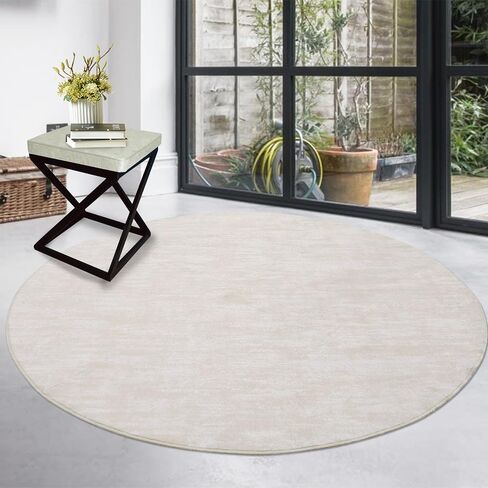 GAOMON Small Contemporary Area Rug Modern Solid Indoor Throw Carpe Machine Washable Non-Slip Low-Pile Area Rug for Living Room Bedroom Laundry, 2' x 3' Taupe in Saudi Arabia