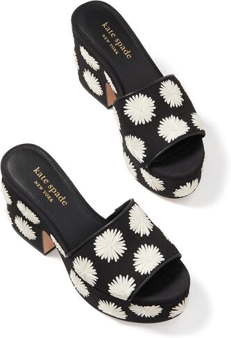صندل نسائي بكعب عالٍ من Kate Spade New York Ibiza Pom in Saudi Arabia