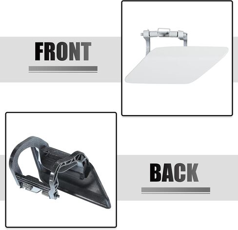 ACROPIX Front Left Side Bumper Headlight Washer Nozzle Cover Cap Fit for Mercedes Benz E-Class W212 - Pack of 1 Black in Saudi Arabia