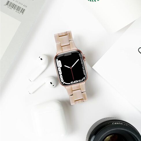Miimall Compatible with Apple Watch Resin Band 38mm 40mm 41mm 42mm 44mm 45mm Color Series for Apple Watch SE/SE2 Series 9 Series8 Series 7 Series 6 Series 5 Series 4 Series 3 Series 2 Series 1 in Saudi Arabia