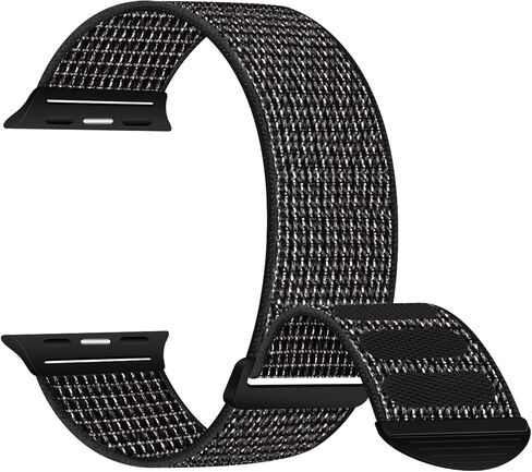 Nylon Band Compatible with Apple Watch Band 38mm 40mm 41mm for Men, Sport Loop Adjustable Wristbands for iWatch Series 8 7 6 5 4 3 2 1 SE in Saudi Arabia