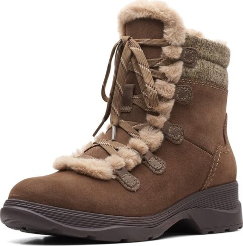 Clarks Women's Aveleigh Zip Warmlined Waterproof Fashion Boot in Kuwait