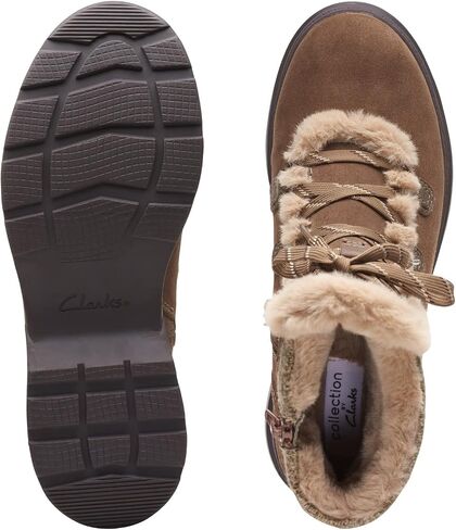 Clarks Women's Aveleigh Zip Warmlined Waterproof Fashion Boot in Kuwait