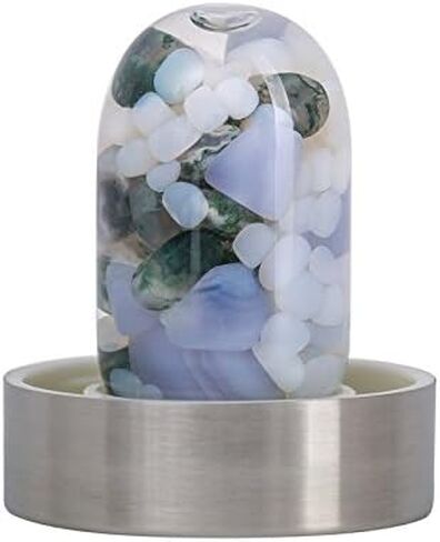 VitaJuwel ViA ADORE | Crystal Water Bottle with Moonstone, Rose Quartz & Clear Quartz for Self-Love, Compassion & Spiritual Growth in Kuwait