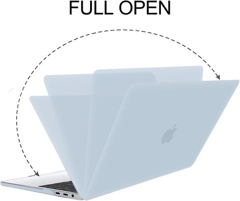 B BELK Compatible with MacBook Air 13 inch Case M1, MacBook Air Case 2021 2020 2019 2018 A2337 A2179 A1932 Touch ID, Plastic Laptop Hard Shell + 2 Keyboard Covers + Screen Protector, Lavender Purple in Saudi Arabia