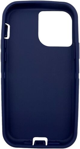 غطاء خارجي مطاطي بديل متوافق مع حافظة سلسلة Otterbox Defender iPhone 12، iPhone 12Pro (أسود) in Kuwait