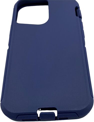 غطاء خارجي مطاطي بديل متوافق مع حافظة سلسلة Otterbox Defender iPhone 12، iPhone 12Pro (أسود) in Kuwait