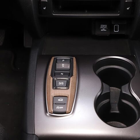 Gear Shift Button Frame Trim for Honda Pilot 2016-2022/ Ridgeline 2020-2023/ Passport 2019-2023, ABS Material Car Gear Shifter Button Panel Cover Decoration Accessories (Carbon Fiber Pattern) in Saudi Arabia