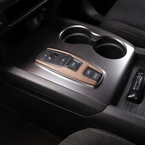 Gear Shift Button Frame Trim for Honda Pilot 2016-2022/ Ridgeline 2020-2023/ Passport 2019-2023, ABS Material Car Gear Shifter Button Panel Cover Decoration Accessories (Carbon Fiber Pattern) in Saudi Arabia