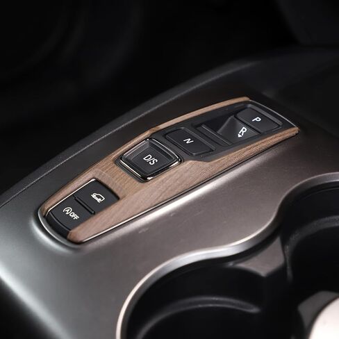 Gear Shift Button Frame Trim for Honda Pilot 2016-2022/ Ridgeline 2020-2023/ Passport 2019-2023, ABS Material Car Gear Shifter Button Panel Cover Decoration Accessories (Carbon Fiber Pattern) in Saudi Arabia