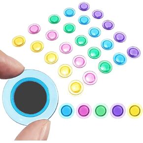 TIENO Magnets for Whiteboard, 50 Pieces Round Magnets, 1.2 inch Whiteboard Magnets Dry Erase Board Magnets, Clear Magnets for Fridge, Office, School Classroom, Home