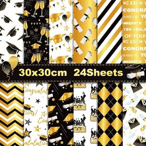 Scrapbook Paper Pad, 24 Sheets Scrapbooking 12"×12" Spring Flowers Patterned Cardstock Paper, Cardmaking Craft Paper Pack for Planners Journals Background Borders Greeting Cards (Rose flower)