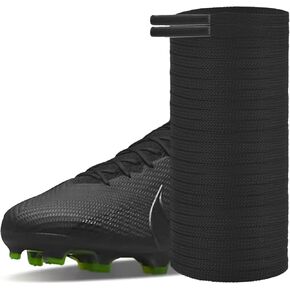 5/32''(4mm) Soccer Shoe Laces for Nike Mercurial Shoes,Thin Flat Shoelaces Replacement Strings for Football Sneakers