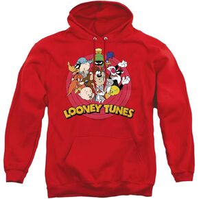 Trevco Looney Tunes Smaller Group Unisex Adult Pull-Over Hoodie