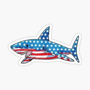 STICKY DUDE Shark Sticker, 5 inches - Yeti Cup Vinyl Cooler Boat Waterproof Sticker Decal Car Bumper Laptop Wall Window Sticker (Grey)