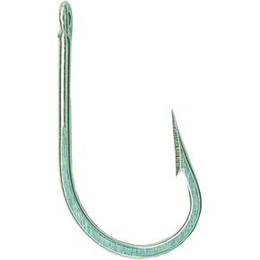 Mustad 7692DT Big Game Tarpon and Tuna Forged Duratin Hook with Brazed Ring (10-Pack)