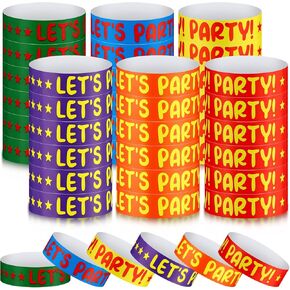 Teling 600 Pack Tyvek Wristbands Paper Wristbands for Events Arm Bands for Parties Wrist Bands Hand Bands for Events Lightweight Neon Colored Wristbands Party Paper Bracelets Wristbands