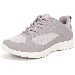 Vionic Women's Brisk Lumina Leisure Sneaker- Supportive Walking Active Sneakers That includes an Orthotic Insole and Cushioned Outsole for Arch Support, Medium and Wide Fit, Sizes 5-12
