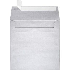 LUXPaper Square Invitation Envelopes | Peel & Press | 6" x 6" | Bright White | 70lb. Text | 50 Qty