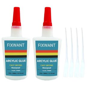 Transparent Strong Instant Acrylic Glue PMMA Adhesive Fast Drying Glue 30ML/1.01 fl.oz (1)
