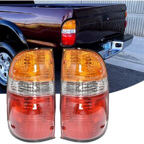 AUTOXBERT Tacoma Tail Light Compatible with 2001-2004 Toyota Tacoma 2001 2002 2003 2004 Driver and Passenger Side Taillights Brake Lights Rear Lamps, Right and Left