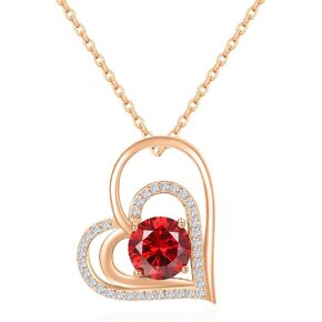 crystal necklace, women's pendant necklace, 925 sterling silver necklace， birthday and Valentine's Day jewelry gifts for mothers, wives and girls, friends, with a variety of clothing, to participate in various parties
