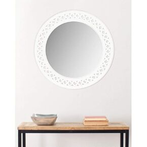 Safavieh Home Collection Braided Chain Mirror, White