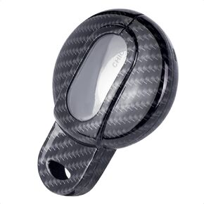 Carbon Fiber Pattern zinc Alloy Smart Key Case Cover Compatible with BMW Mini Cooper F54 F55 F56 F57 F60 Keyless Car Remote Accessory