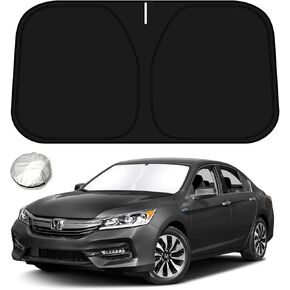 Bestview Waterproof Car Cover Compatible with Honda Accord 2001-2023 with Double Door Zipper,All Weather Dustproof, Waterproof, Sun, Rain, UV Protection, Outdoor/Indoor Full Automobiles Covers